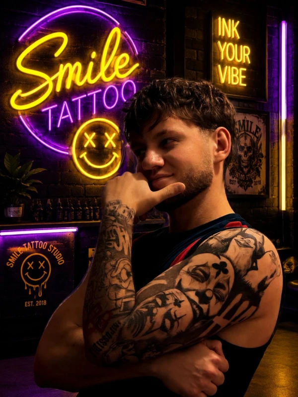 Фото из портфолио SMILE TATTOO